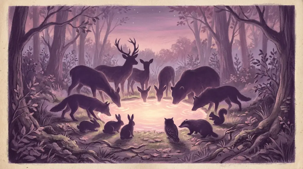 Abstract Forest Spirits